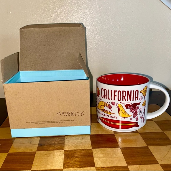 Starbucks California Coffee Tea Mug - Exclusive Been There Series Red, White NEW - Picture 10 of 14
